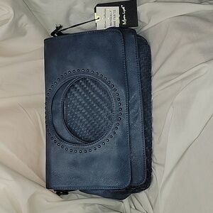 NWT Moda Luxe Navy Blue Purse
